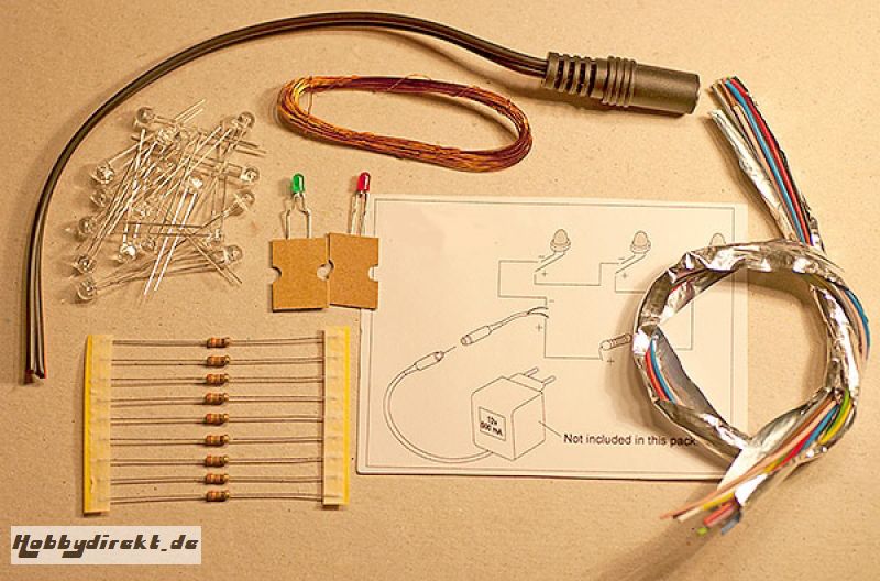 Beleuchtungssatz LED für Bohuslän Dampfschiff Krick 24556