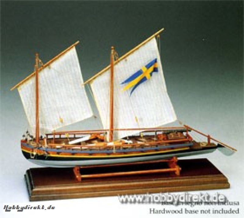 Schwedisches Kanonenboot 1775 Baukasten Krick 25007