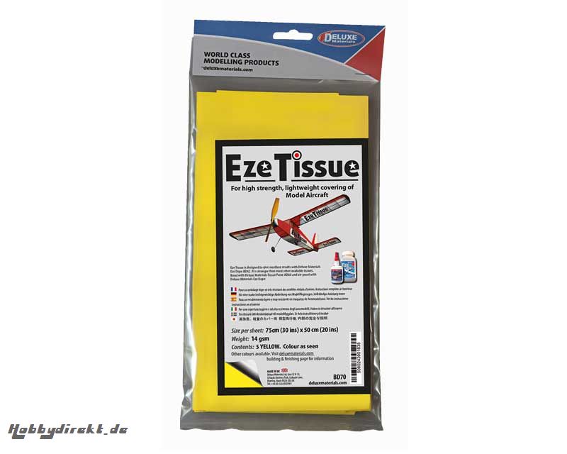 EZE Tissue Bespannpapier gelb Krick 44143