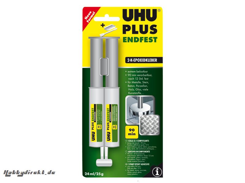 UHU plus endfest Doppelkammerspritze 25g Krick 45585