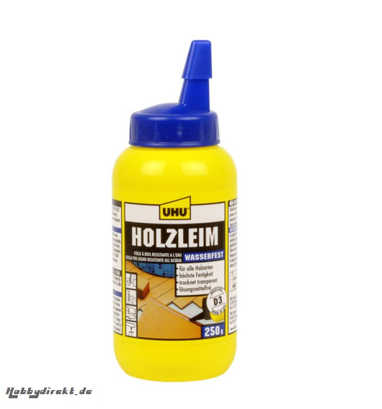 UHU HOLZ D3 wasserfest 250 g Flasche Krick 48515