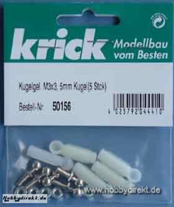 Kugelgelenk M3x3, 5mm m Kugel(5 Stck) Krick 50156