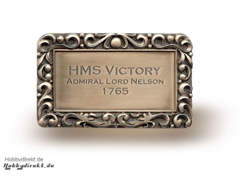 Messingschild Victory H.M.S. Krick 64372