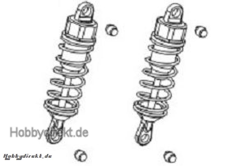 Vordere Stoßdämpfer kpl. (2) Krick 646005