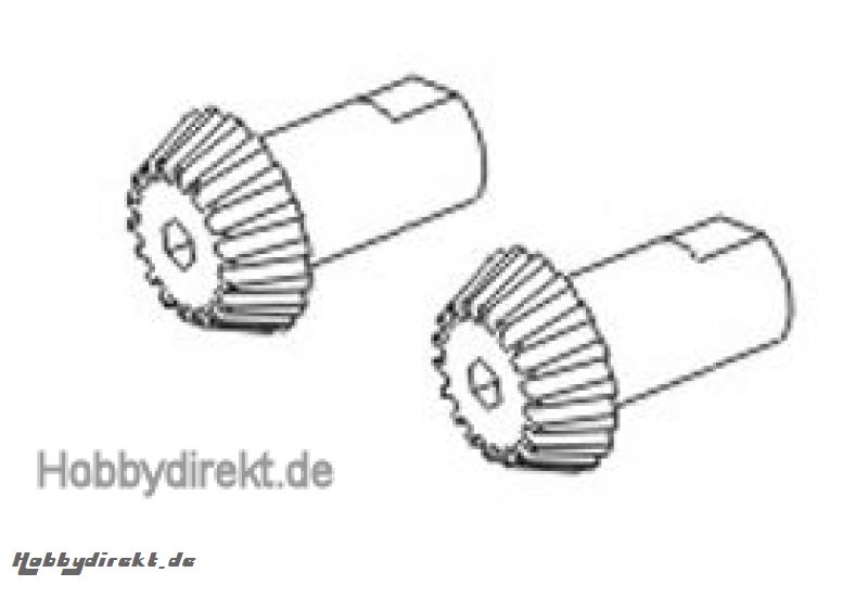 Differential Kegelrad 14 Zähne (2) Krick 646019