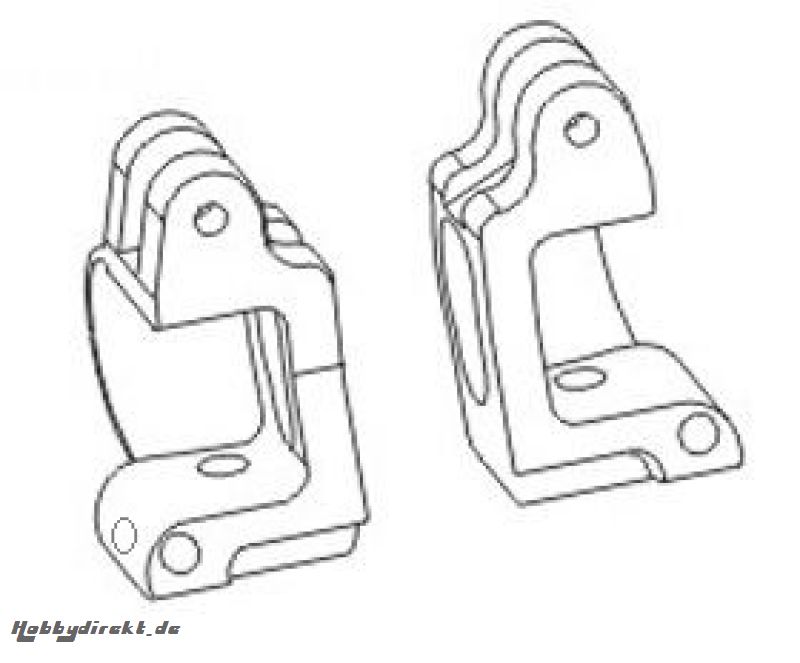 Achsschenkelträger C-Hub mit Bohrung (2) Krick 646028a