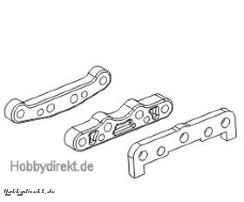 Vordere Querlenkerstiftehalterung (3-teilig) Krick 646036