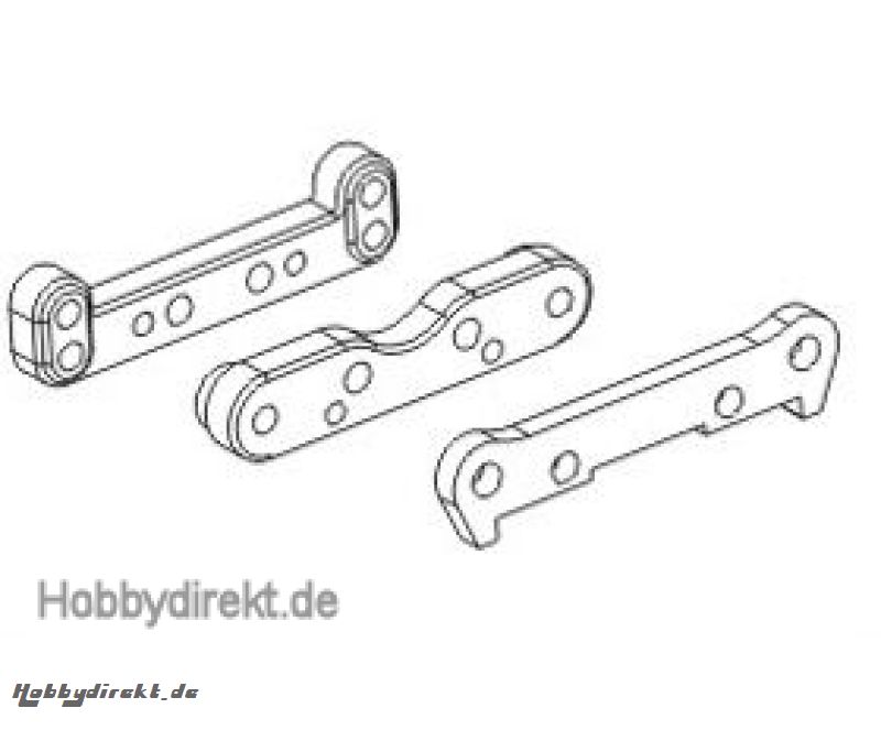 Hintere Querlenkerstiftehalterung (3-teilig) Krick 646037