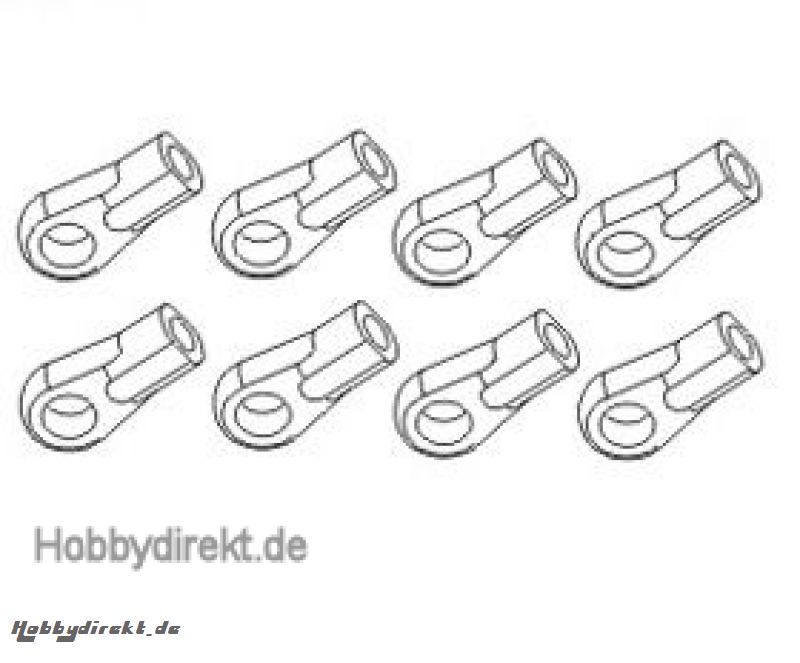 Kugelkopf Stoßdämpfer hinten (8) Krick 646047