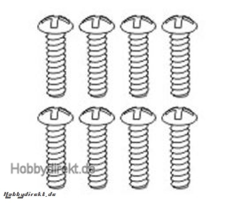 Linsenkopfschraube 3x12 mm selbstschneidend (8) Krick 646076