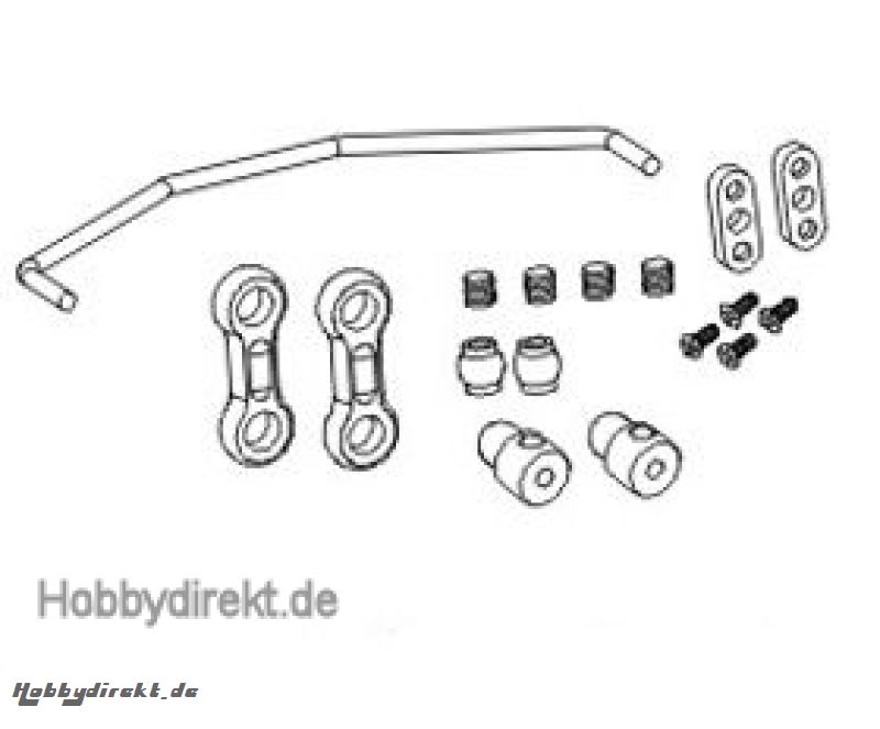 Stabilisator hinten Satz Krick 646093