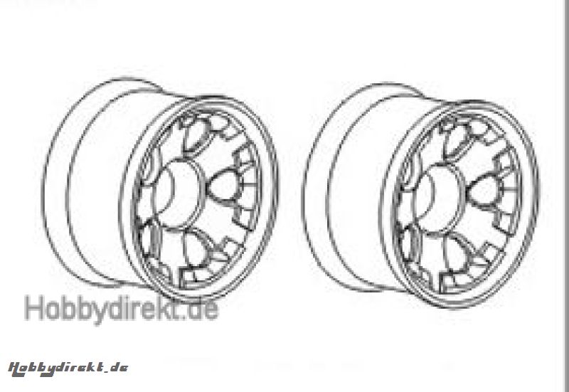 Truckfelgen 1:16 (2) Krick 646107