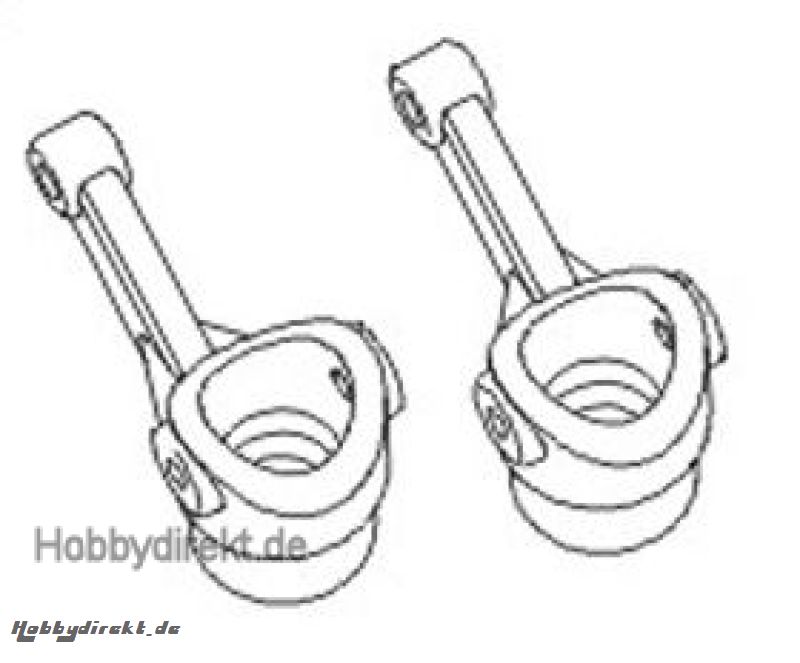 Achsschenkel vorne Aluminium (2) Krick 646130