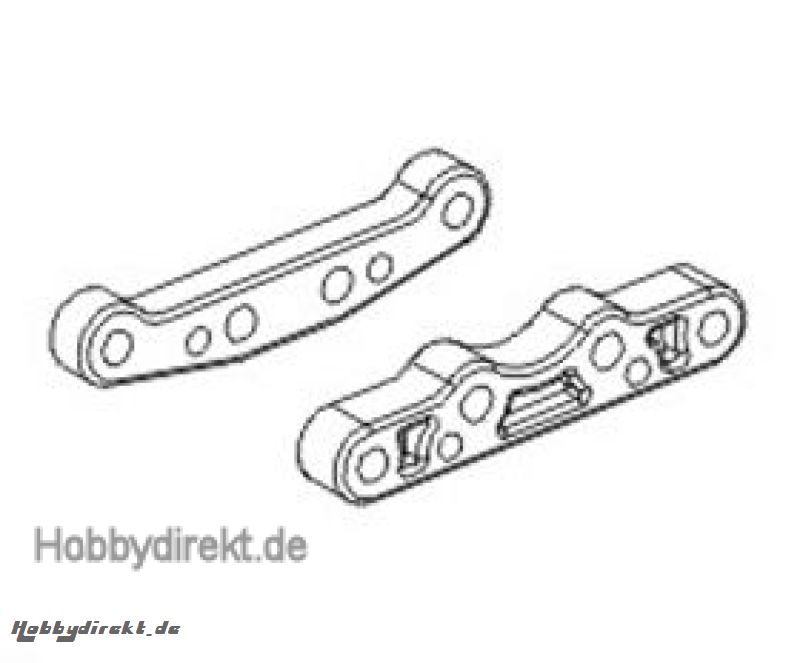 Vordere Querlenkerstiftehalterung Aluminium (2 Krick 646133