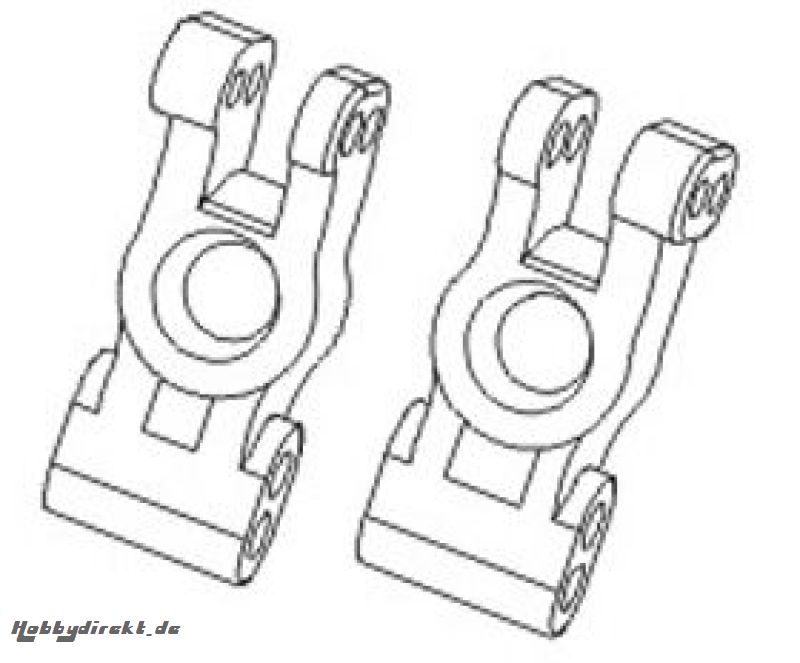 Achsschenkel hinten Aluminium Typ B (2) Krick 646395