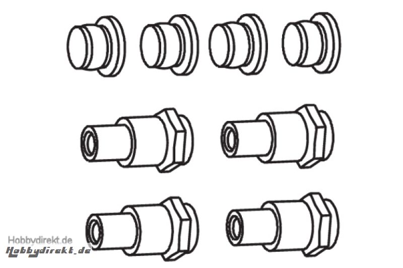 Stoßdämpferbefestigungshülsen Krick 648007