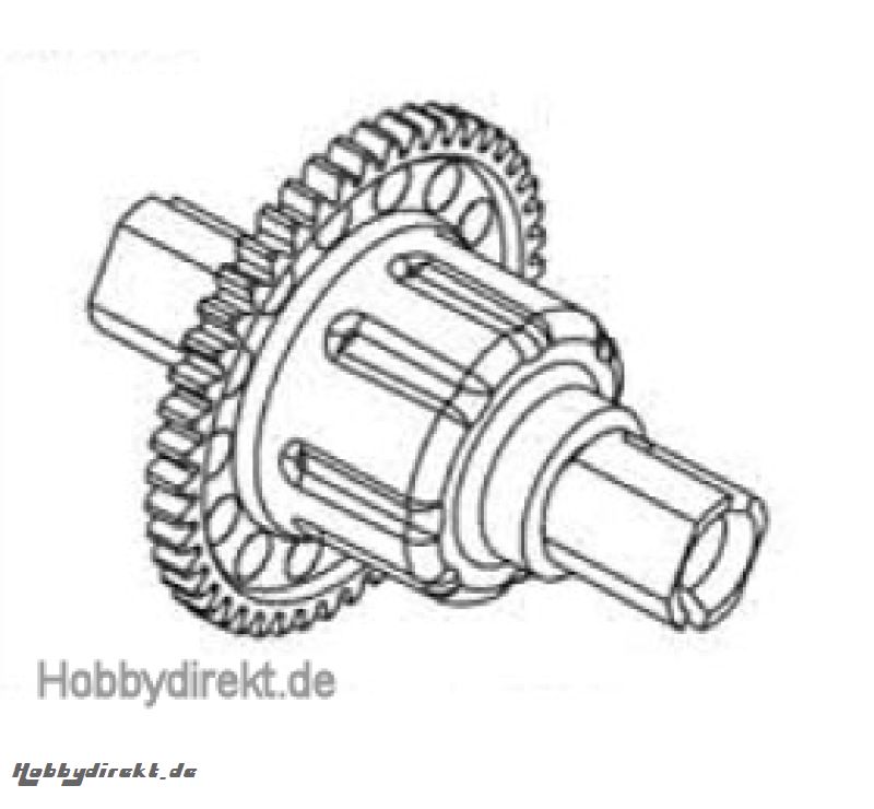 Differential mitte 46 Z. CNC Krick 648009