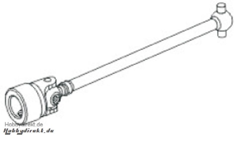 CVD Antriebswelle mit Gelenk mitte hinten Krick 648016