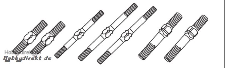 Gestängesatz kpl. (7-teilig) Krick 648023