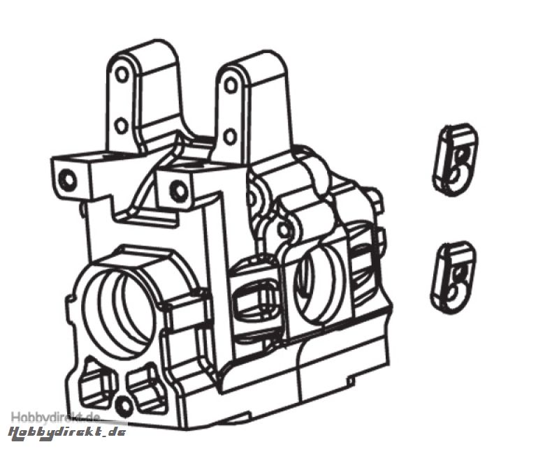 Getriebegehäuse vorne/hinten Krick 648025
