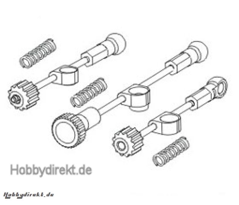 Gas-/Bremsgestänge Pro Krick 648026