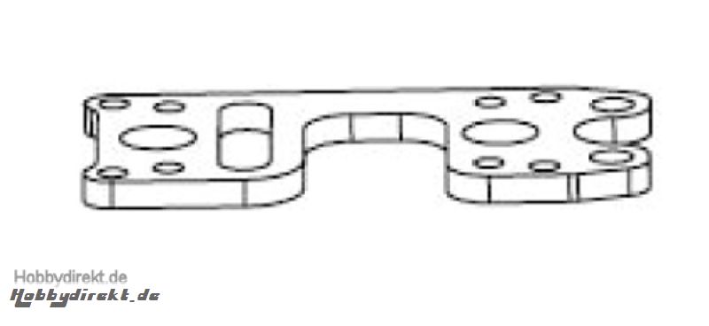 Platte oben Mitteldifferential/Lager CNC gefräst Krick 648048