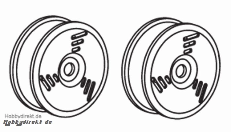 Felgen Buggy 1:8 (Paar) Krick 648066