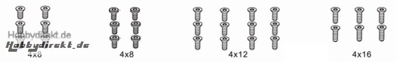 Schraubensatz A (30-teilig) Krick 648075