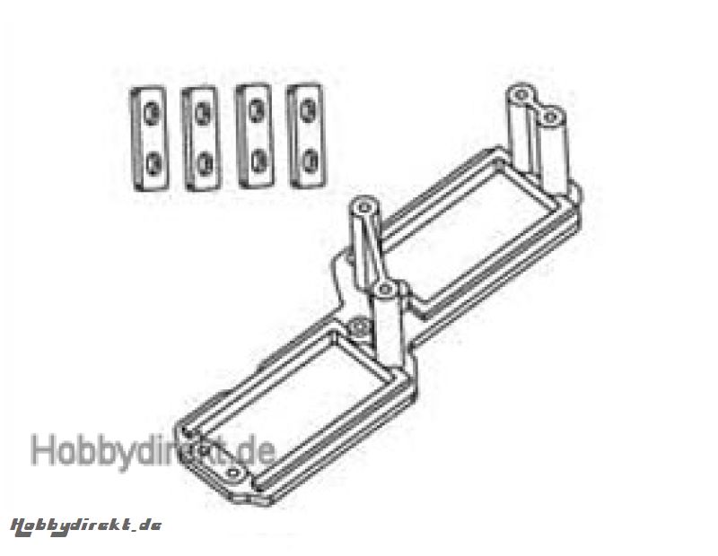 Servo Halterung (Set) Krick 648143