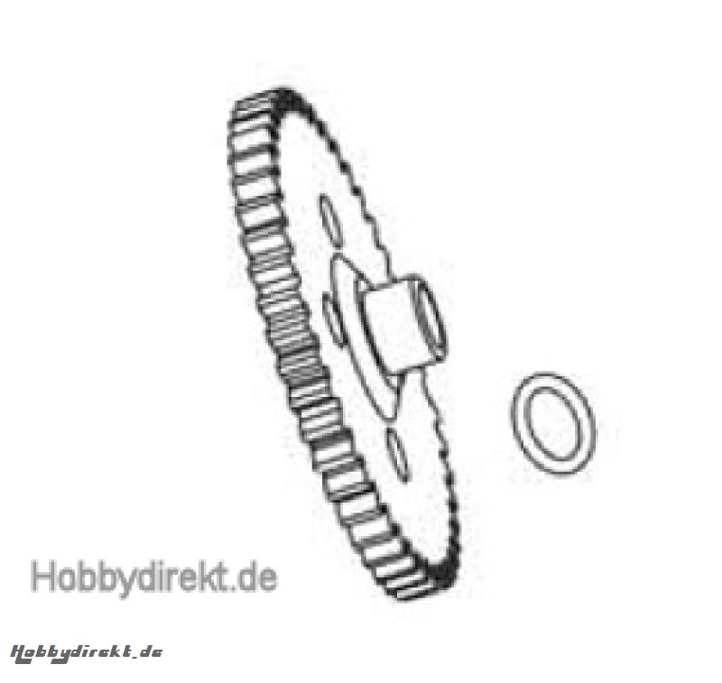 Hauptzahnrad 46 Zähne CNC Krick 648243