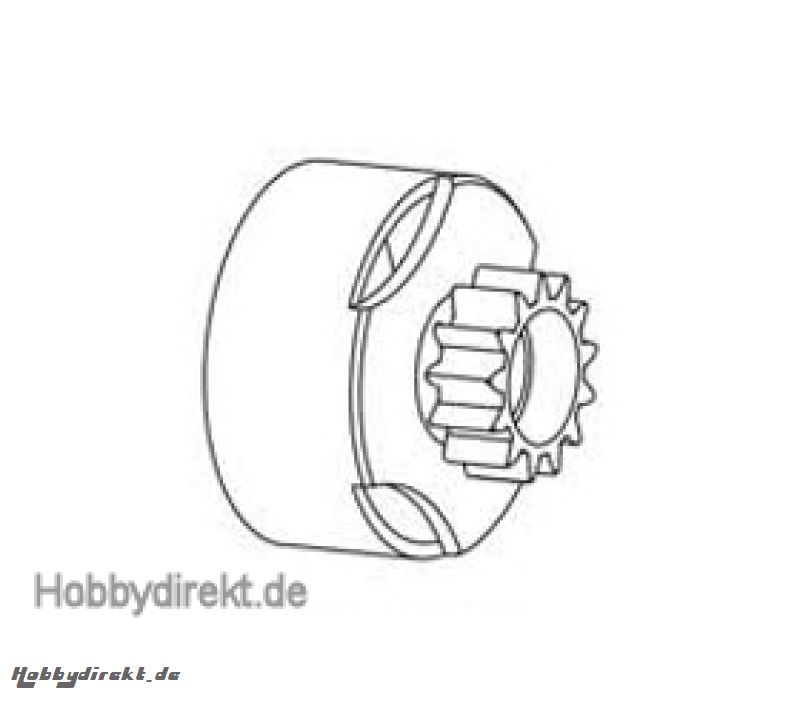 Kupplungsglocke 14 Zähne CNC Krick 648246