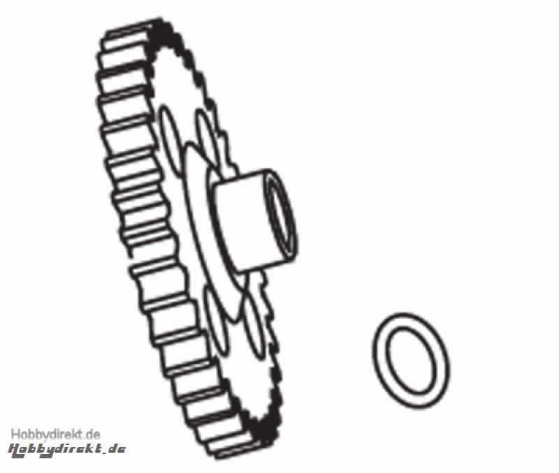 Hauptzahnrad 35 Zähne CNC Krick 648255