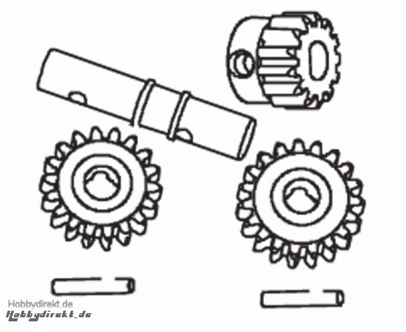 Getriebezahnräder mitte Druckguß Krick 648259