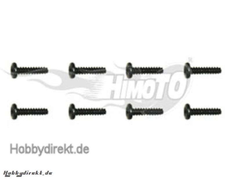 Rundkopfschrauben 2x8 8 Stüc Krick 652085