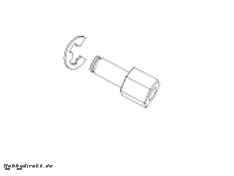 Kurbelwellenadapter mit E-Clips Krick 652904