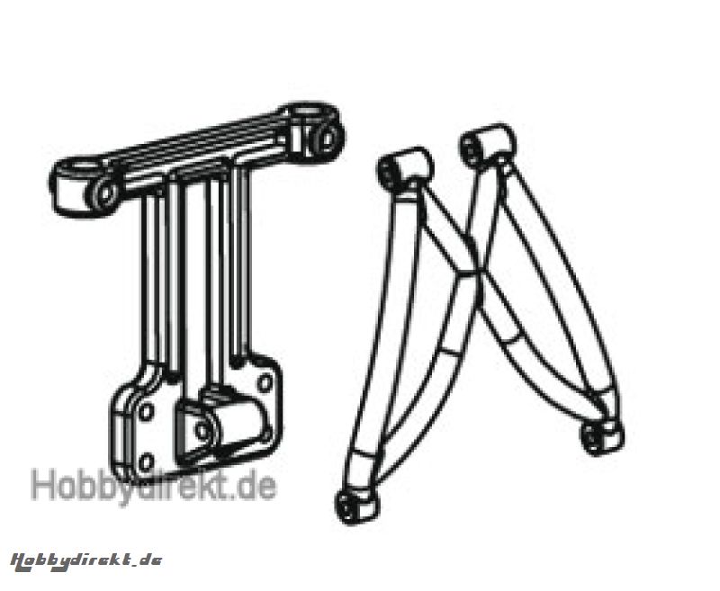 Karosseriehalter vorne Short Course Truck (Satz) Krick 655127