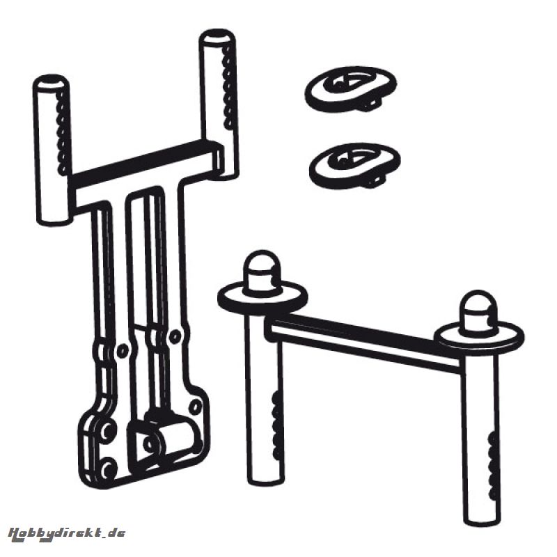 Karosseriehalterung MT Raider (Satz) Krick 655158