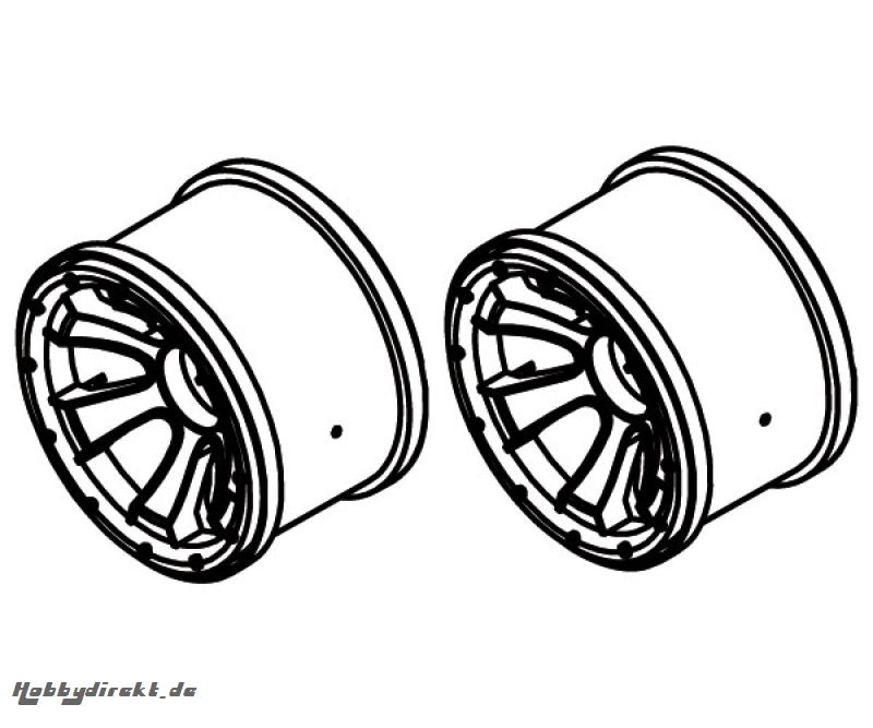 Felgen verchromt MT Raider (Paar) Krick 655159