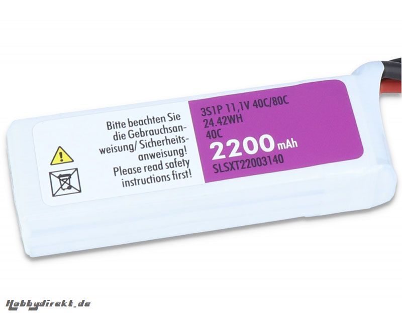 LiPo Akku 11,1V 2200 mAh 40C Krick 667317