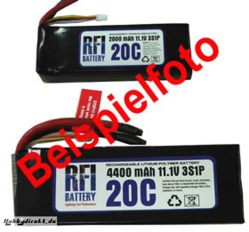 RFI LiPo 4S30C 14,8V/5000 mAh Krick 951910