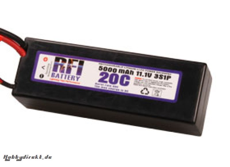 RFI LiPo C3S20C 11,1V/5000 mA Krick 957166