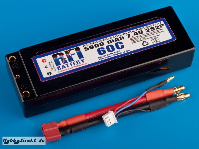 RFI LiPo Car 2S60C 7,4V/5900 Ah O-Style Krick 957353