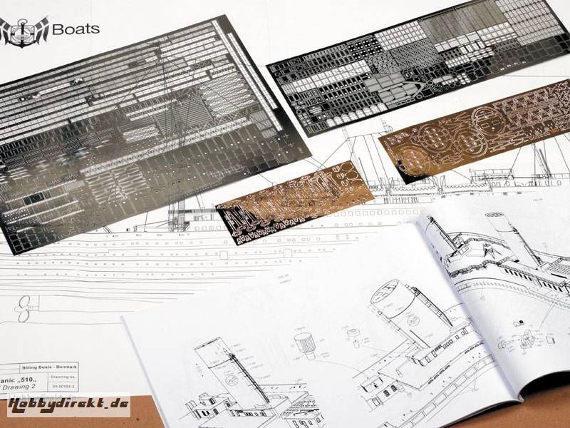 RMS Titanic 1:144 Bausatz Billing Boats BB0510
