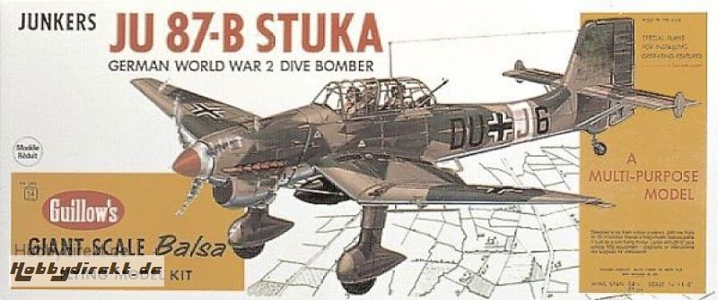 Stuka 1:16 Scale Balsabausatz Krick gu1002