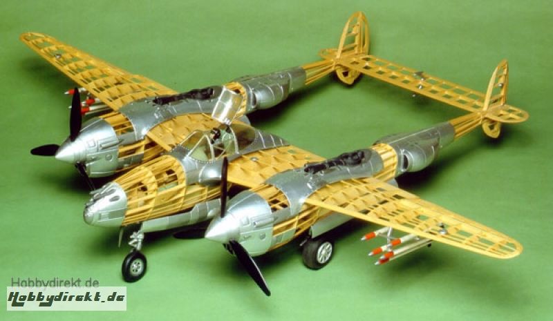 P-38 Lightning Balsabausatz Krick gu2001