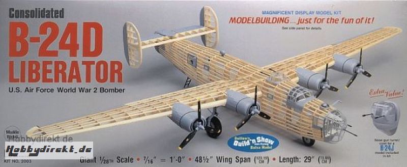 B-24D Liberator Giant plane kit Krick gu2003