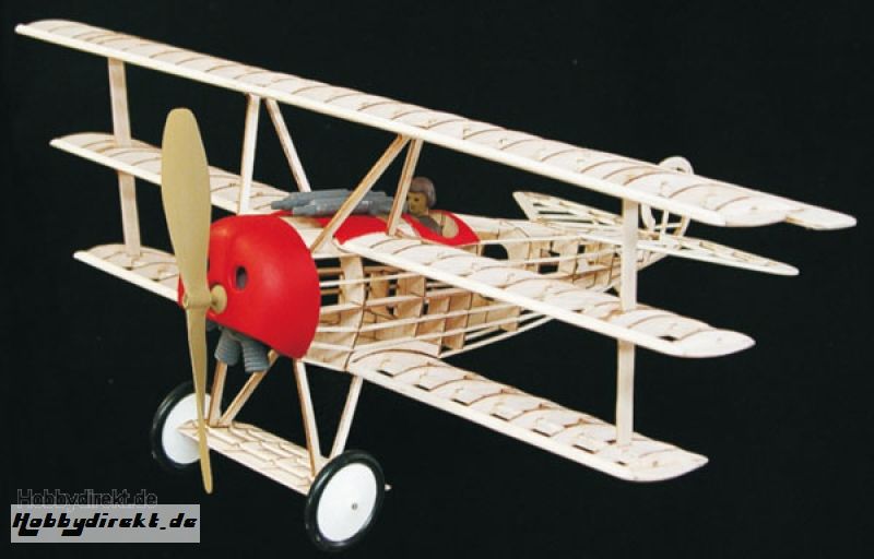 Fokker Triplane Balsabausatz Krick gu204