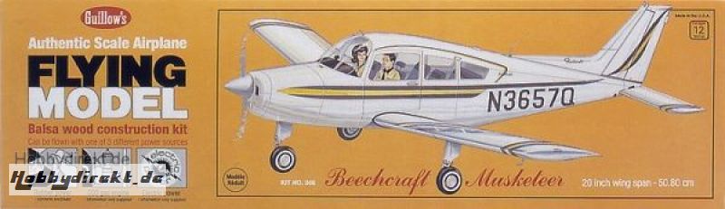 Beechcraft Musketeer Balsabausatz Krick gu308