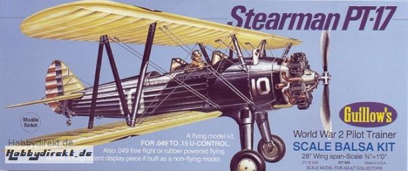 Stearman PT-17 Balsabausatz Krick gu803