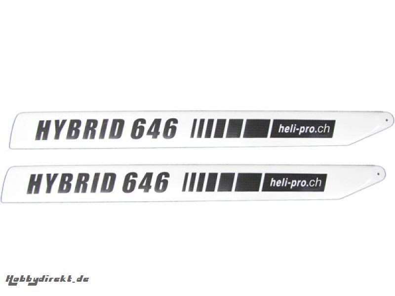 Rotorblätter CFK 646mm Hybrid Krick hp08B646-HY